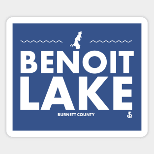 Burnett County, Wisconsin - Benoit Lake Magnet